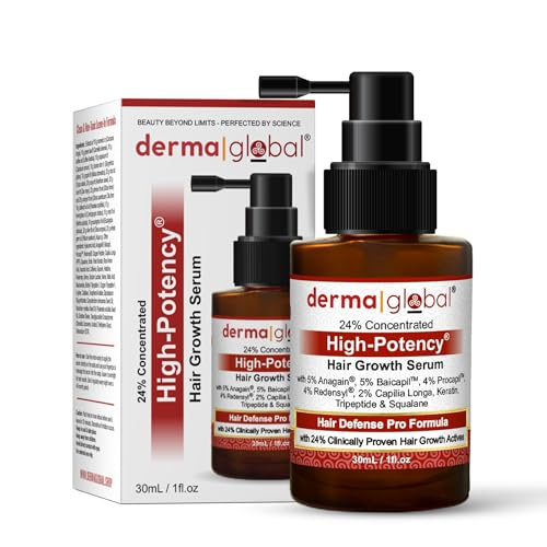 Best Hair Serum for women : Derma Global High Potency® Hair Growth Serum