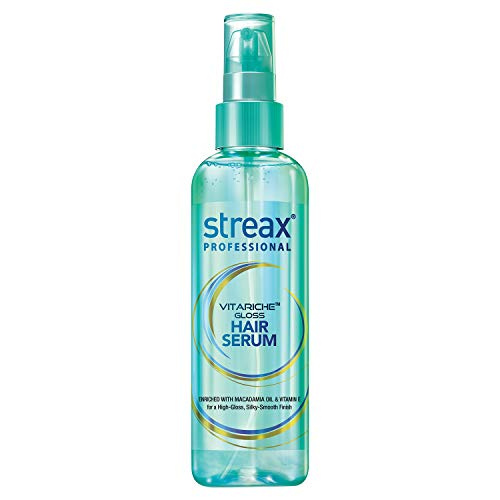 Best serum for women and men : Streax Professional Vitariche Gloss Hair Serum for Women and Men