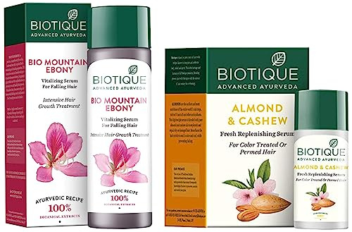 Best Hair Serum for Women : Biotique Bio Almond & Cashew Hair Serum
